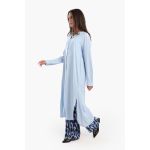 product_image_name-Carina-فستان قميص طويل بلون موحد من كارينا-2