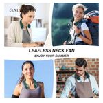 product_image_name-Generic-Portable Neck Fan, Small Blade Neck Fan With 360 Degree Flow, Handsless Rechargeable Personal Fan, Quiet Cooling Fan for Home, Office, Travel, Outdoor Sports, White-2
