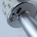 product_image_name-WS-858 Bluetooth Microphone For Smartphone - Silver-2