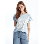 product_image_name-LC Waikiki-Crew Neck Short Sleeve Woman Body-1
