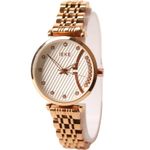 product_image_name-Generic-ساعة يد نسائية كاجوال - هيكل من الفولاذ المقاوم للصدأ ذهبي -3