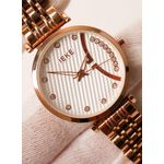 product_image_name-Generic-ساعة يد نسائية كاجوال - هيكل من الفولاذ المقاوم للصدأ ذهبي -4