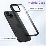 product_image_name-Generic-Stainless steel plastic hybrid protection fores with a thin and slim design and soft silicone rubber shock absorber for iPhone 15 Plus/14 Plus, a lightweight acrylic protective pouch that does not whistle for women from Oczco, black-3