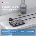 product_image_name-Yesido-يسيدو MC08 باور سوكت 10-في-1 سلك 2 متر – أسود-4