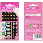 Avenir Nail sticker display 9itemsX12pcs total 108pcs assorted