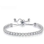 product_image_name-Fayrouz Jewelry-سوار تنس للنساء من فيروز جوليري مطلي بالذهب الابيض عيار 14 قيراط مرصع بالزركونيا المكعب 4 ملم كلاسيكي ماسي قابل للتعديل 16.51 19.05 سم (قطعتين)، مقاس واحد، كريستال مكعب-2