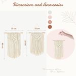 product_image_name-Generic-مجموعة من 2 قطعة فنية منسوجة للتعليق على الحائط من قماش المكرمية مصنوعه يدويا-5