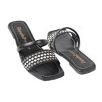 سليبر بنات فلات جلد