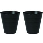 سلتان قمامة بلاستيك أسود للمطبخ والحمام