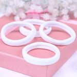 product_image_name-Generic-إكسسوارات الشعر - رباطات شعر بنات 12 قطعة باللون الأبيض-6