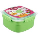 Technoplast صندوق غداء Technoplast SW-961، 2400 مل - أخضر وشفاف