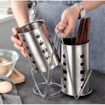 product_image_name-Generic-مصفاة من الفولاذ المقاوم للصدأ 2 في 1 للملعقة والشوكة-2