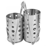 product_image_name-Generic-مصفاة من الفولاذ المقاوم للصدأ 2 في 1 للملعقة والشوكة-5