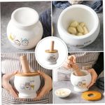 product_image_name-Generic-مدقة وهاون - غطاء خشبي مستورد أنيق بتصاميم سيراميك متنوعة لسحق الثوم واستخدامات المطبخ المتعددة-3