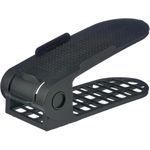 product_image_name-Generic-منظم أحذية مكون من 4 قطع، رف أحذية مزدوج الطبقات قابل للتعديل على 4 مستويات، حامل رف تخزين موفر للمساحة (أسود، عبوة من 4 قطع)-8