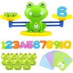 product_image_name-Generic-Frog Math Balance Toy – Educational toy for children to learn counting and addition – Includes frogs, numbers, and challenge cards – Ideal for children aged 3 and up – Safe and durable material-1