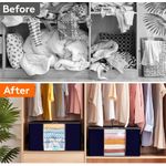 product_image_name-Generic-شنطة تخزين ملابس قابلة للطي بمقبض مقوى وسوستة متينة ونافذة شفافة للملابس والبطانيات واطقم الحفة سعة ٩٠ لتر-2