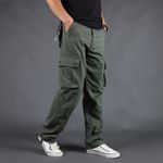 Men's Cargo Pants Men Casual Multi Pockets Large Size Pants