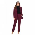 product_image_name-Smoky Egypt-جاكيت بليزر من قماش الكريب سادة بقصة مجسمة للنساء - نبيتى-2