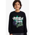 product_image_name-Defacto-Boy Crew Neck Printed Soft Fleece Lining Sweatshirt-1