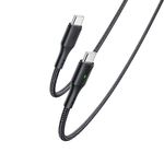 product_image_name-Yesido-CA100 كابل بيانات مزدوج تيب سى بطول 1.2 متر - أسود-1