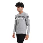 Caesar Wool Mens Pullover with Multi Design - image 2