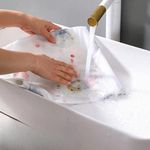 product_image_name-Generic-مجموعة من 5 حقائب ملابس لتخزين الملابس في الخزانة غطاء بدلة بلاستيكي مع سحاب مقاوم للماء شفاف شبه شفاف لحماية الملابس للبدلات، المعاطف، الجواكت والفساتين 60 × 140 سم ( أزرق سماوي)-2