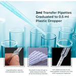 product_image_name-Generic-ماصات نقل 3 مل متدرجة الى قطارة بلاستيكية 0.5 ماصة قياس حشو حبر انبوب سائل للزيوت العطرية ومستحضرات التجميل والعطور والمختبرات عبوة 100 قطعة-4