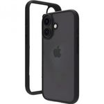 product_image_name-Generic-جراب خلفي صلب لموبايل ابل ايفون 16 سلسلة كيو، ظهر صلب شفاف واطار اسود من البولي يوريثين الحراري من السيليكون متوافق مع ابل ايفون 16 (6.1 انش) - شفاف واسود-1