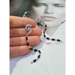 product_image_name-Generic-Midnight Crescent Drop baguette studded Earrings-2