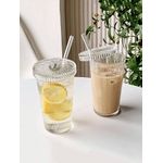 product_image_name-Generic-Trendy mug with a straw lid, glass -3