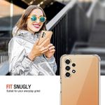 product_image_name-Ivoler- Case for Samsung Galaxy A13 4G with 3 Pieces Tempered Glass Screen Protector, Transparent Shockproof Silicone Protective Case, Clear Thin Soft TPU Bumper Cover-8