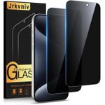 product_image_name-Generic-واقي شاشة للخصوصية من جيه ار كيه في نيف لموبايل ايفون 15 برو ماكس من الزجاج المقسى مضاد للتجسس بدرجة صلابة 9 مضاد للخدش والفقاعات ومقاوم للبصمات ومضاد للتجسس، عبوة من قطعتين-1