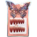 product_image_name-Generic-أظافر تركيب عن طريق الضغط، مثالية للحفلات والمناسبات بطرف بيضاوي الشكل مع ورقة لاصق مزدوج الوجه للتثبيت، ألوان متعددة، شكل أظافر رقم 03، عبوة من 12 قطعة-1