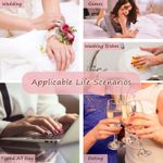 product_image_name-Generic-أظافر تركيب عن طريق الضغط، مثالية للحفلات والمناسبات بطرف بيضاوي الشكل مع ورقة لاصق مزدوج الوجه للتثبيت، ألوان متعددة، شكل أظافر رقم 03، عبوة من 12 قطعة-3