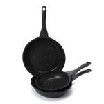 Easycook طقم مقالي إيزي كوك 3 قطع كستنائي