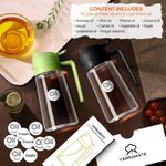 product_image_name-Generic-موزع زيت الزيتون، بخاخ زيت 2 في 1 للطبخ، زجاجة بخاخ زيت زجاجية سعة 16 أونصة/470 مل مع صبابة، موزع زيت بدرجة الغذاء وبخاخ زيت للمطبخ، للسلطة، الطهي، الشواء (أسود وأخضر)-2