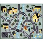 Mac Carpet City Map Rug Size 100x120cm