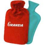 Granzia زجاجة مياه بغطاء فرو