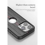product_image_name-Generic-Premium Leather Case Compatible with iPhone 13 Pro Max, Durable PC Protective Cover, Slim and Lightweight Design, Shock and Scratch Resistant, Smartphone Accessories, Soft Touch (Black)-2