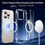 product_image_name-Generic-جراب مغناطيسي لهاتف آيفون 16 برو ماكس مع واقيين من الزجاج المقوى وواقيين للكاميرا، متوافق مع نظام MagSafe، جراب خلفي مضاد للاصفرار والخدوش لهاتف آيفون 16 برو ماكس 6.9 بوصة - شفاف-3