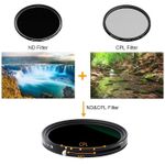 product_image_name-K&F-K&F CPL Variable Fader NDX ND2-ND32 Green Filter - 77mm-3