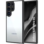 product_image_name-Generic-غطاء سامسونج S25 ألترا، بتصميم فائق النحافة، مصنوع من البولي كربونات والسيليكون المقاوم للصدمات، مع حماية للكاميرا - أسود-1