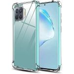 غطاء حماية مقاوم للصدمات متوافق مع OPPO A93 / 73 وحماية فائقة للأركان الأربعة - شفاف PC