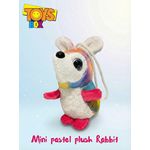 الدمية القطيفة بألوان الباستيل، أرنب صغير