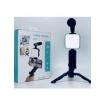 product_image_name-Generic-AY-49 Video Making Tripod Kit With LED Light, Microphone & Wireless Remote-1