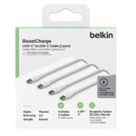 product_image_name-Belki- BoostCharge USB-C to USB-C Cable- 1m -2pack - White-1