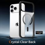 product_image_name-Generic-جراب مغناطيسي لموبايل ايفون 17 برو من جرابست متوافق مع ماج سيف، غطاء ممتص للصدمات مضاد للصدمات، اطار بولي يوريثين مقاوم للحرارة بلون سادة غير لامع، ظهر شفاف مضاد للخدش (اسود)-6