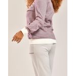 product_image_name-ATTRACT-Women’s Slim Fit Jacket 70% Cotton Milton Zip Front Embroidered Logo – Dark Red-4