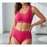 product_image_name-Generic-طقم لانجري  رياضي- قطعتين برا + أندر -  ليكرا - سلس (Seamless) من Fit & Feel - حمالة صدر رياضية داعمة مع كيلوت بخصر مرتفع - ناعم، مرن-5